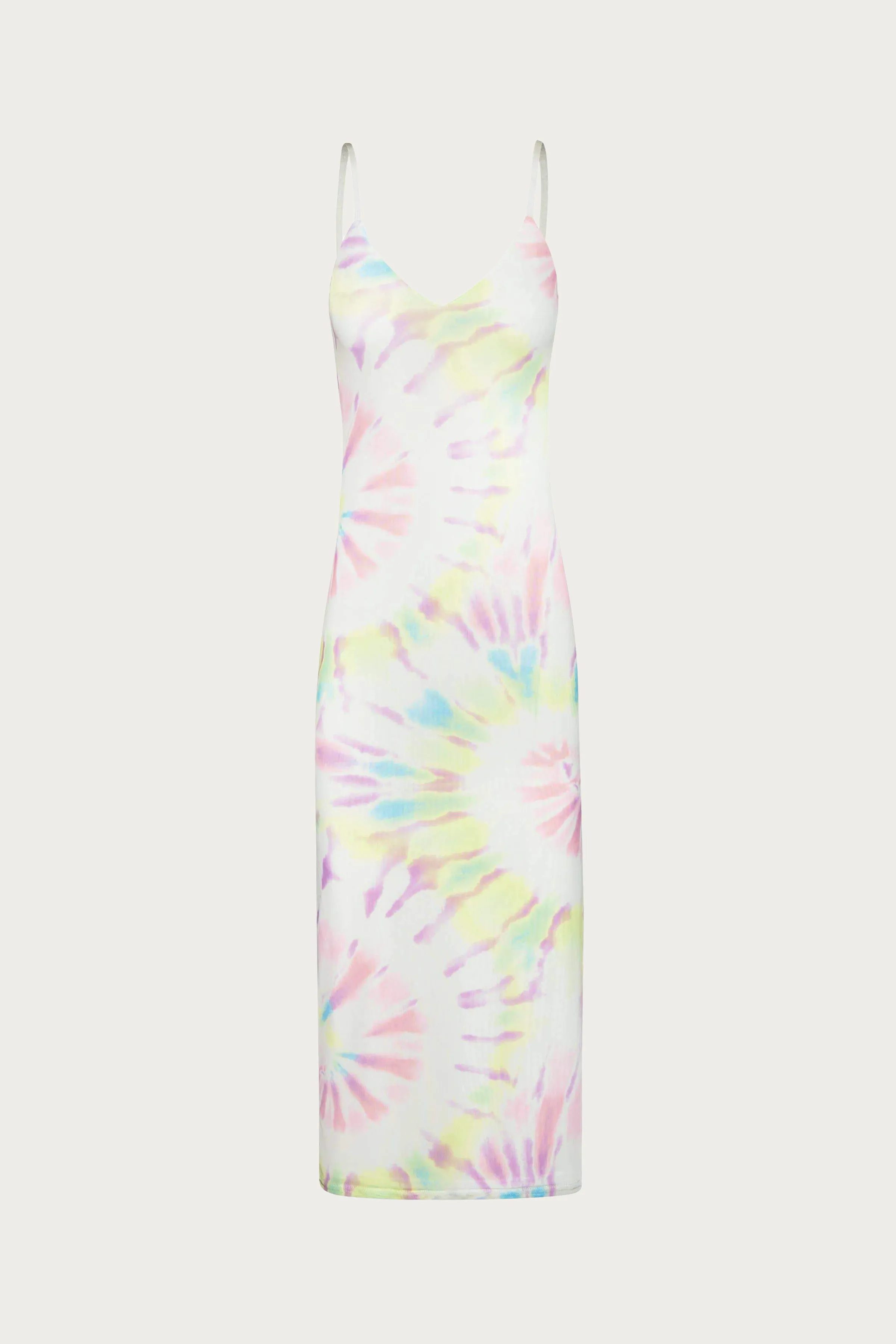 AMINA POWER MESH MIDI SLIP DRESS
