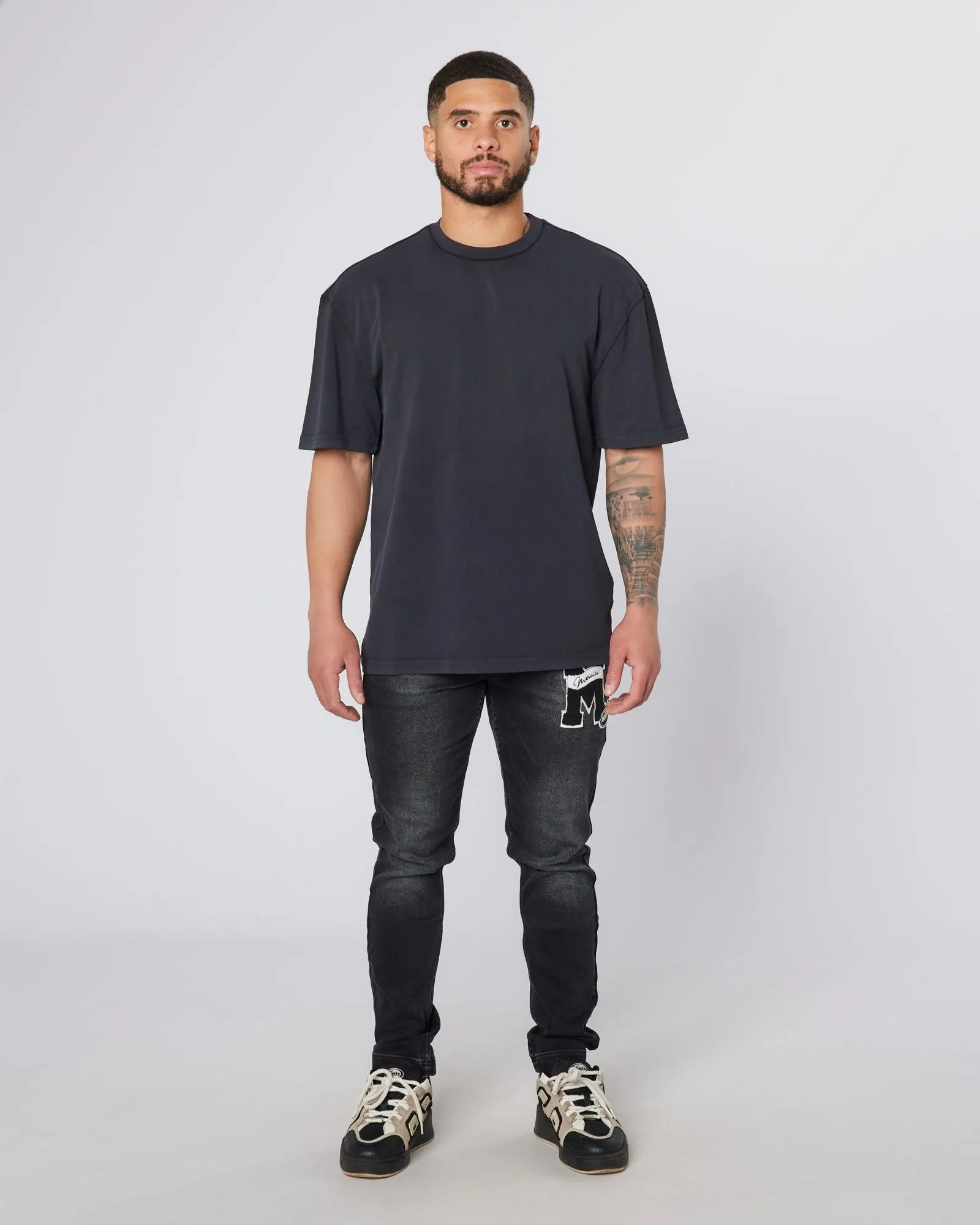 Black Academy Mercier Badge Jeans