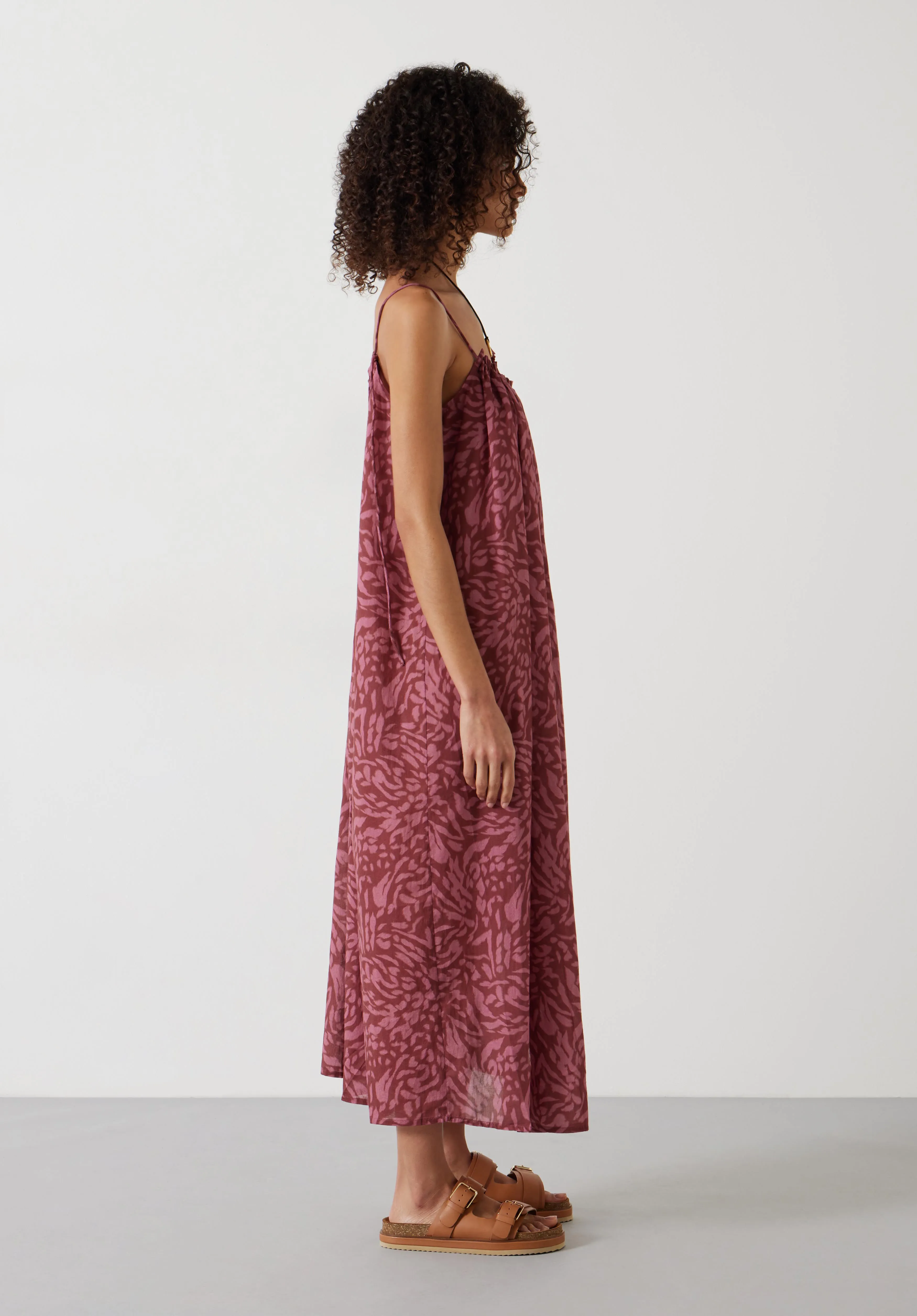 Cally Oversized Cotton Slip Beach Dress