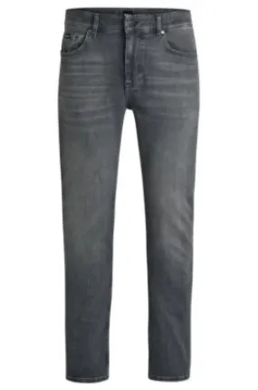 Delaware Slim-fit jeans in gray stretch denim