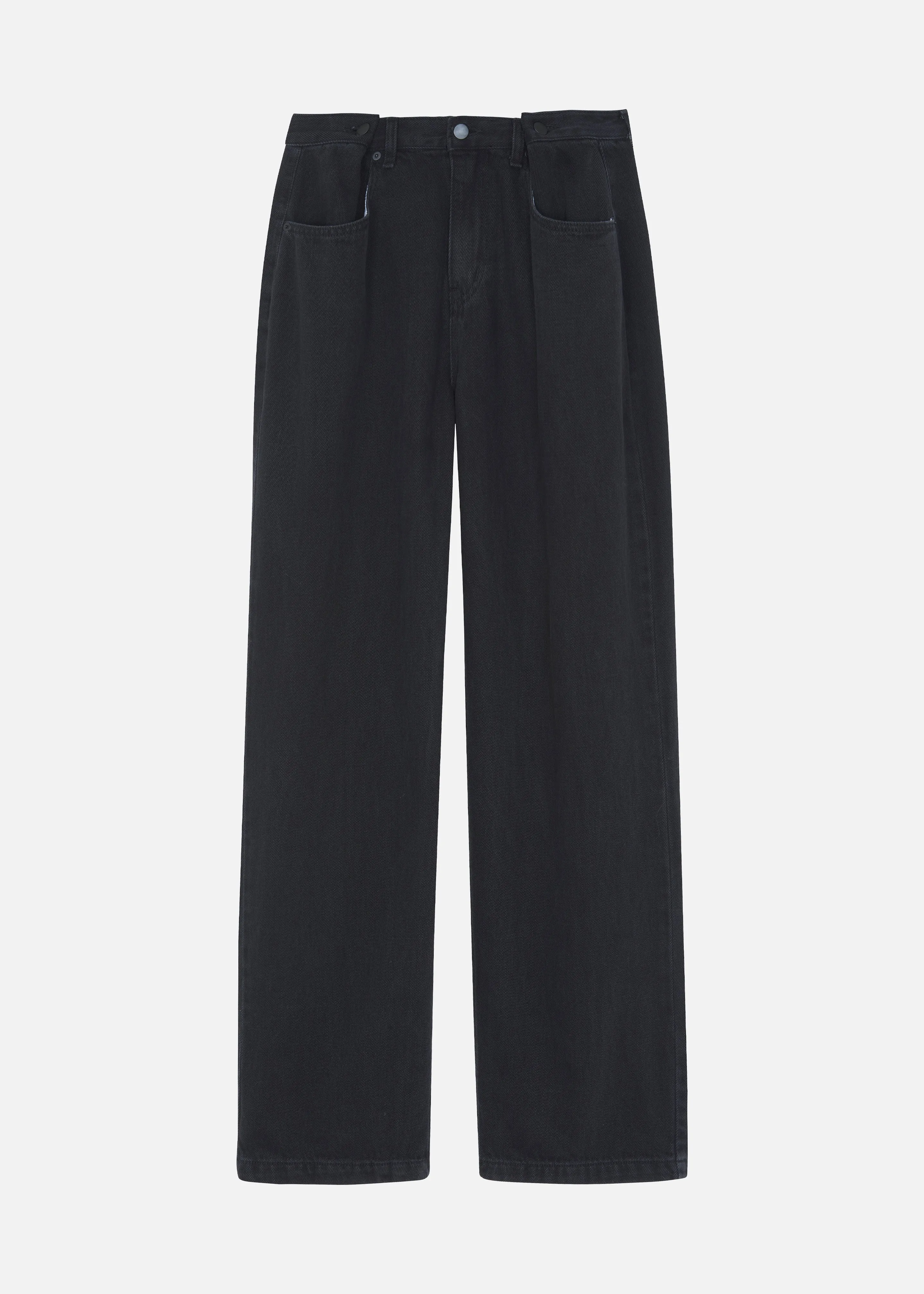 Hayla Denim Pants - Black Wash