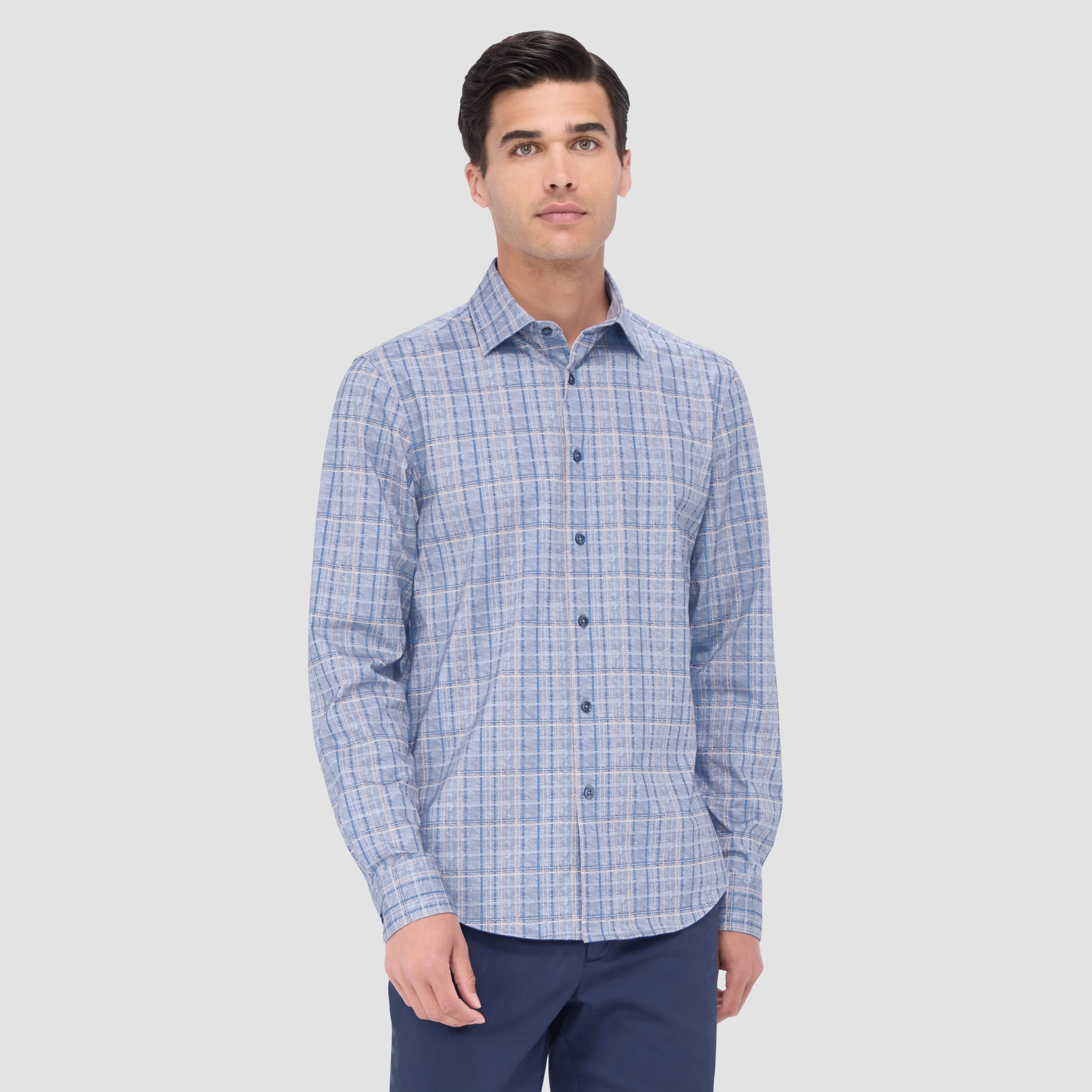 JIMMY Double Sided Plaid/Abstract OoohCotton Shirt