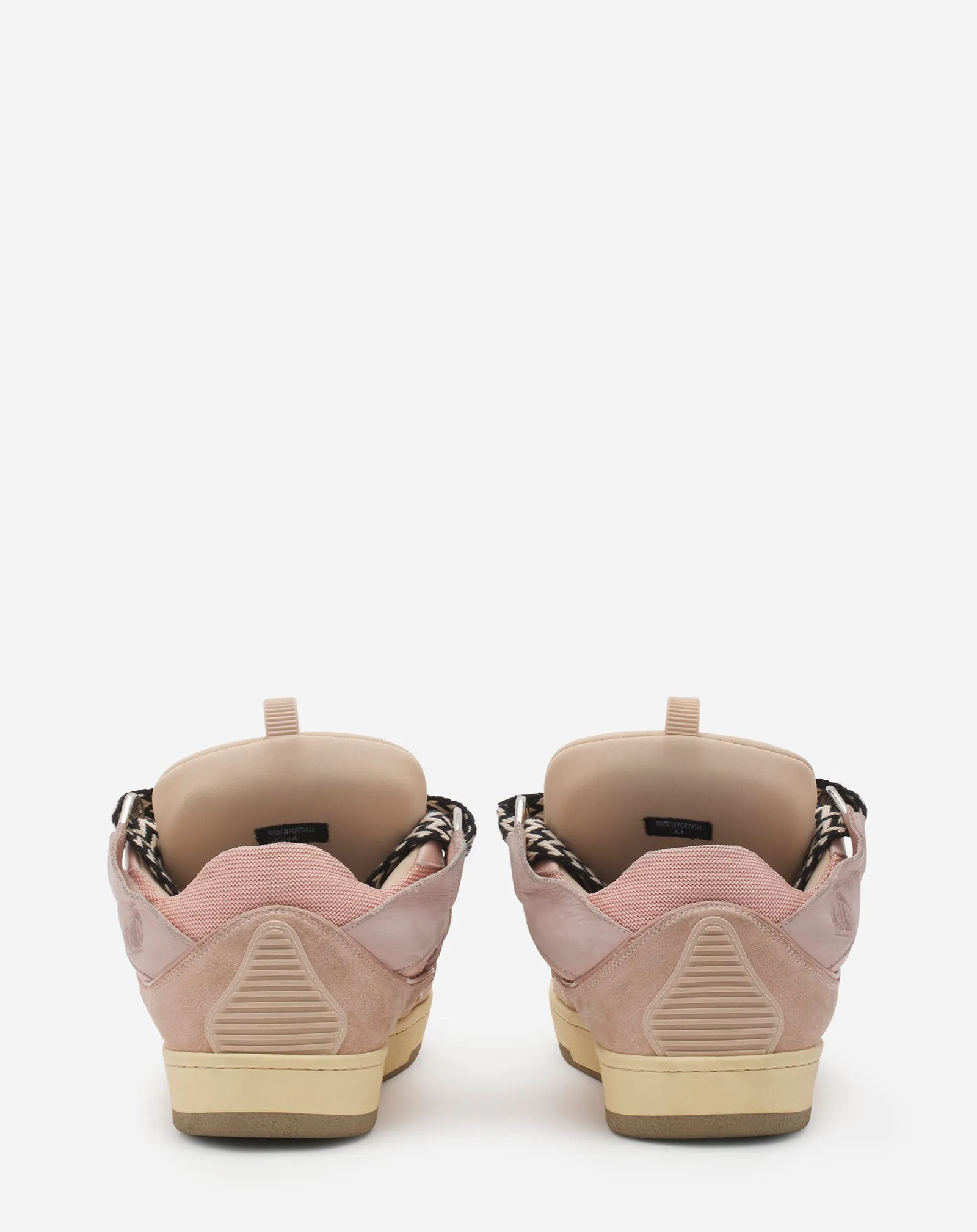 LEATHER CURB SNEAKERS