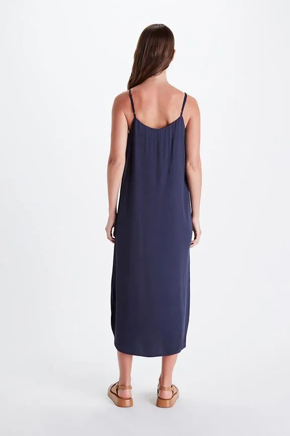Neu Nomads Slip Dress Easy Midnight Navy