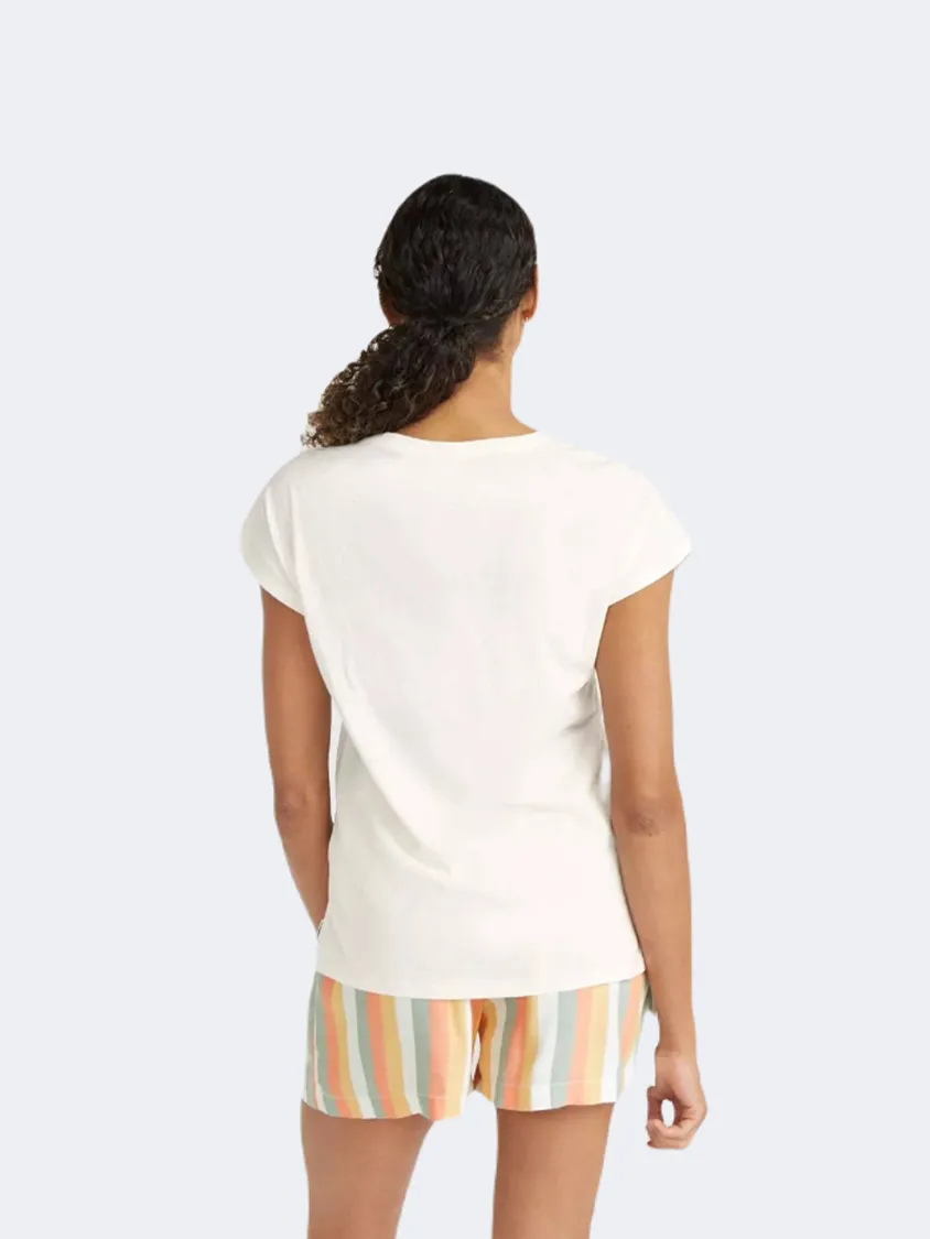 Oneill Essentials Women Beach T-Shirt Snow White