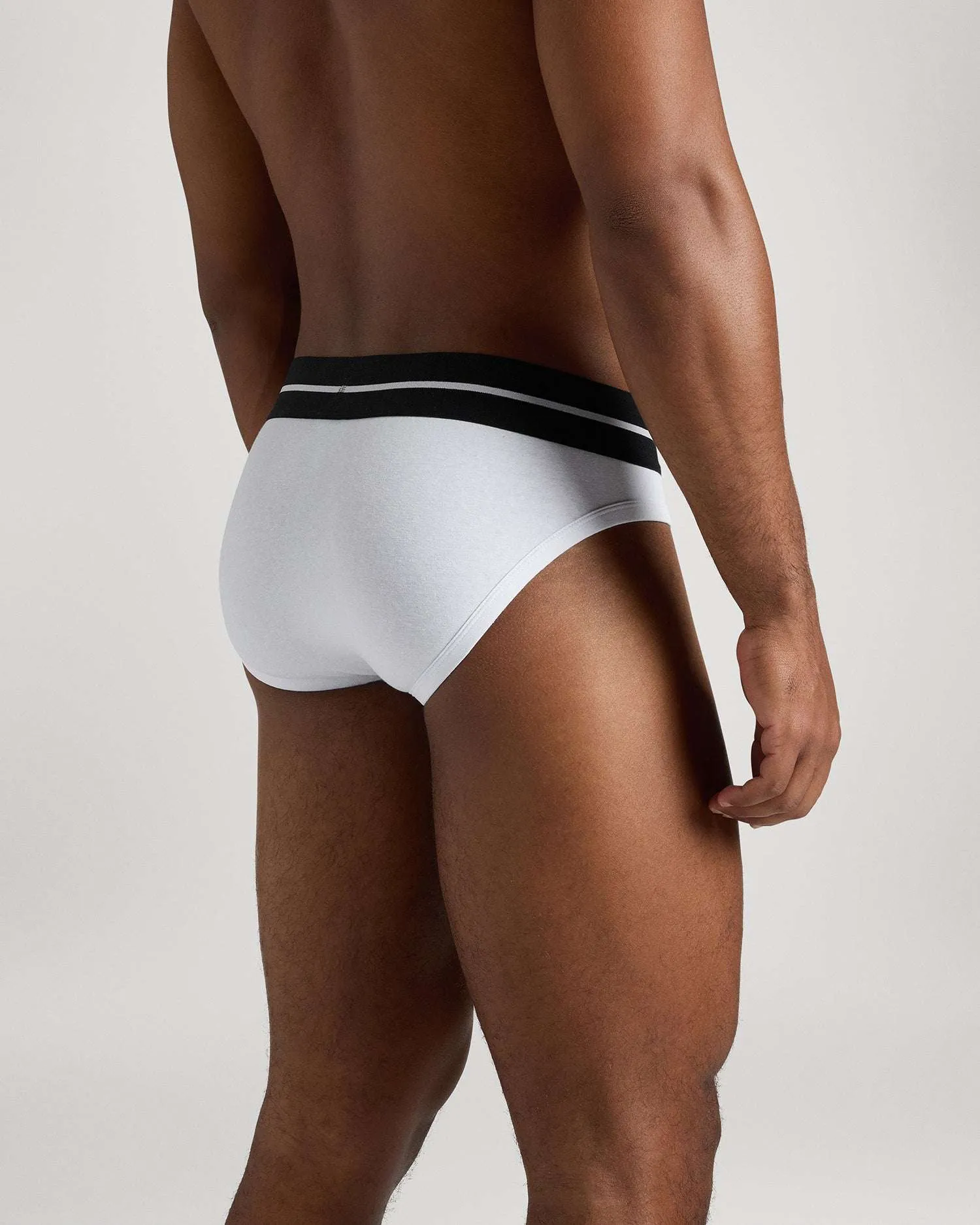 Slip vita bassa in cotone pettinato