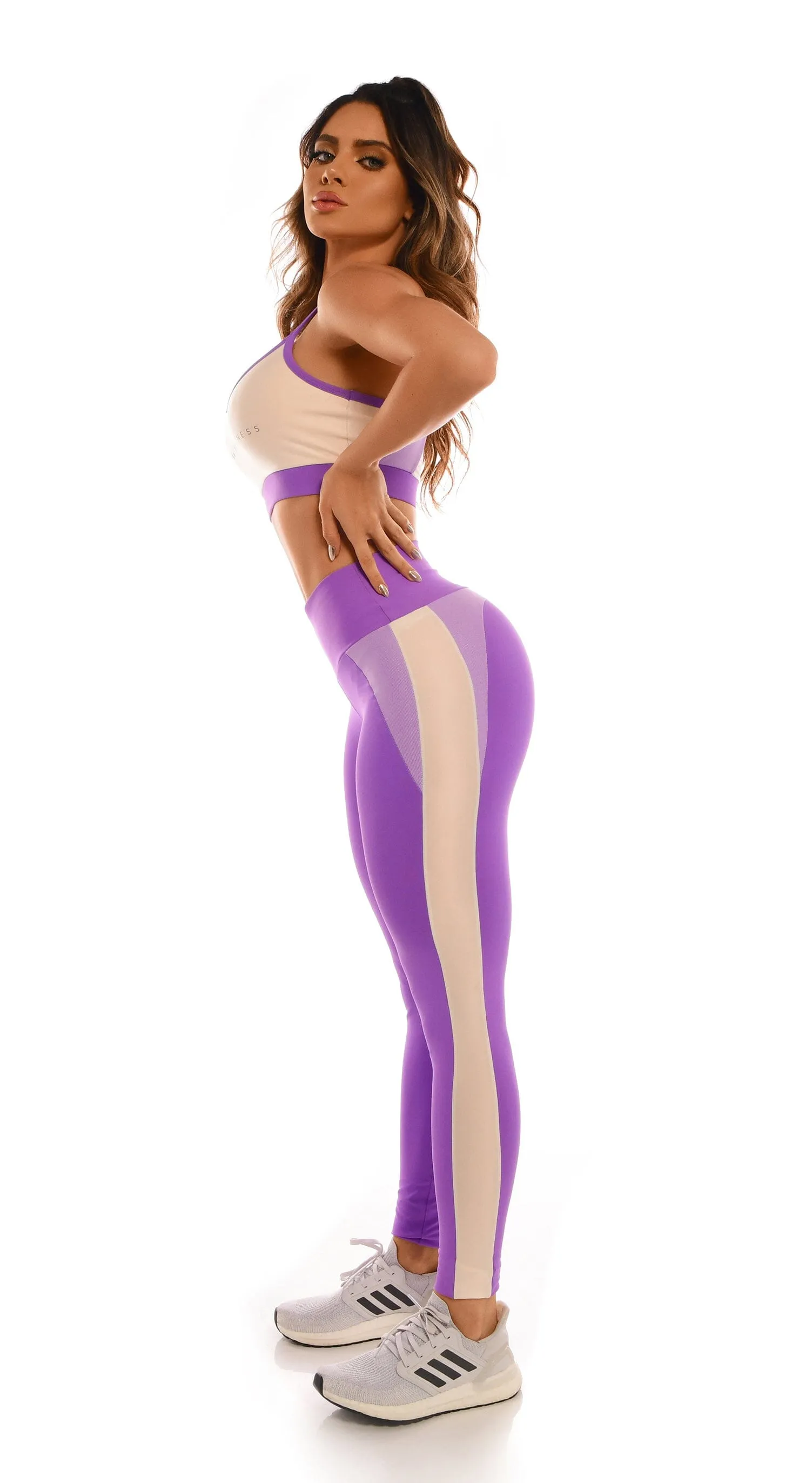 Sweat Bra - Lilac & Nude