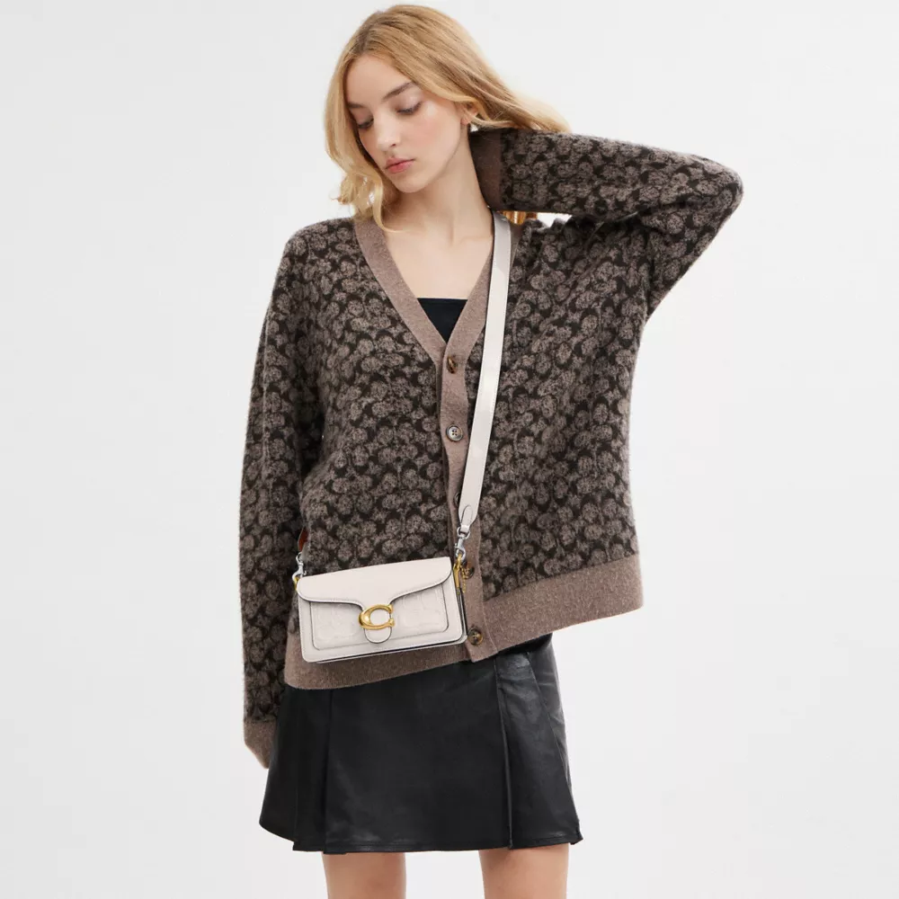 TABBY SHOULDER BAG 20 IN SIGNATURE LEATHER